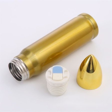 Rustfrit stål kugleformet glasisoleret kop - Fødselsdagsgave til mænd - Fars dags gave - Dobbeltlags vakuumisoleret udendørs rejsekop