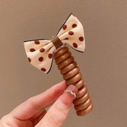 2 stk. telefonledningshårbånd hestehale hårbånd 3 3