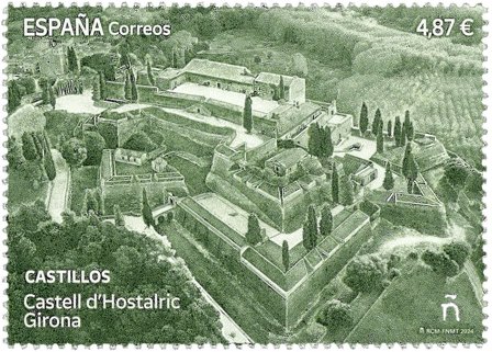 Spanien - Hostalric Slot - Postfrisk frimærke