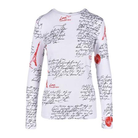 Love Moschino Long Sleeve Tops Hvid, Dame