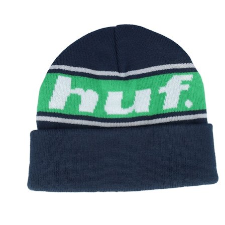 HUF - Modrá cuff Beanie - Continual Beanie Navy Cuff @ Hatstore