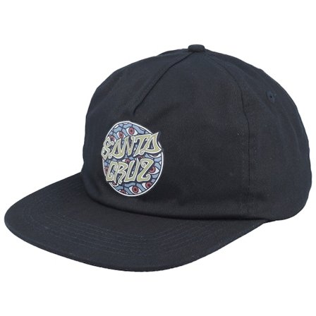 Santa Cruz - Svart snapback Caps - Salba Eyes Dot Black Snapback @ Hatstore