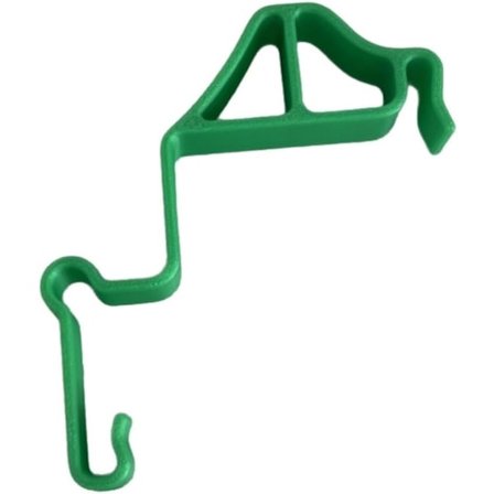 ING Luktbestandig Utendørs Søppelbøtte med Ventilert Klips, Enkel, Verktøyfri Montering for Hage- og Kjøkkenavfall i Grønn