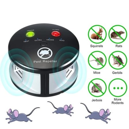 Ultraljud möss mus repeller ultraljud elektronisk skadedjur kontroll gnagare råtta mus repeller