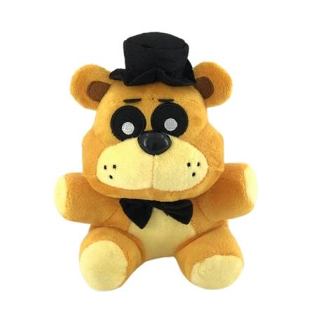 FNAF Plysch Five Nights at Freddy's Björnen Foxy Fylld Djurleksak Barnpresent Gyllene Björn Golden Bear