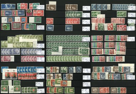 Vesttyskland - DubletSamling på flere indstikskort