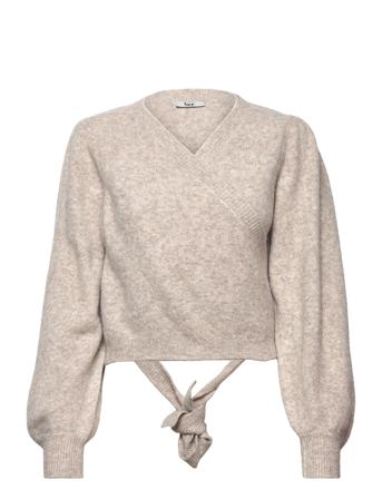 Soft Ballet Knit Top Pullover Striktrøje Beige Bzr