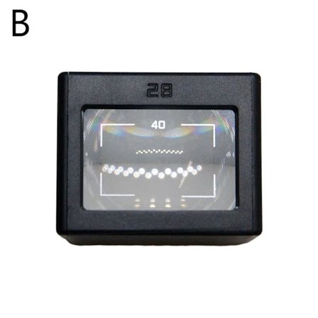 28mm Midjesökare med 35/50 och 40 Ramlinjer, Retropia Optisk Midjesökare, Justerbar Skofotsposition för Precis