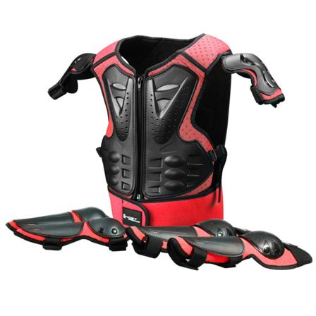 Børnepanser Kropsryg til beskyttelse Ourdoor Sports Skate Skiløb Børn Beskyttelsesvest Panserudstyr Dirt Bike Ves