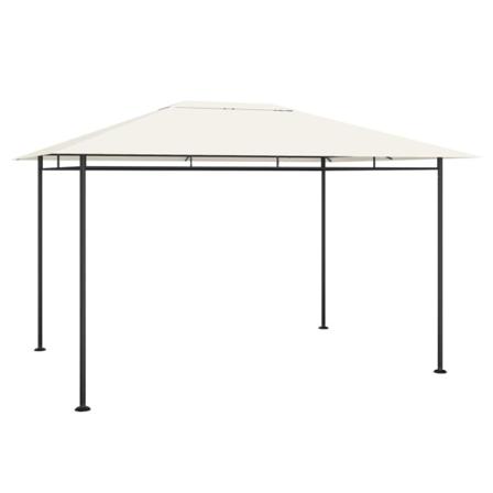 Vidaxl Paviljong 4x3x2,7 M Gräddvit 180 G/m² Creme