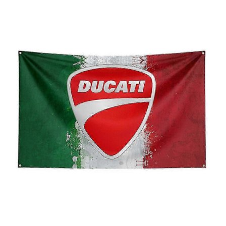 3x5 Ducati Flag Polyester Trykt Racing Motorcykel Banner Kompatibel med Decor