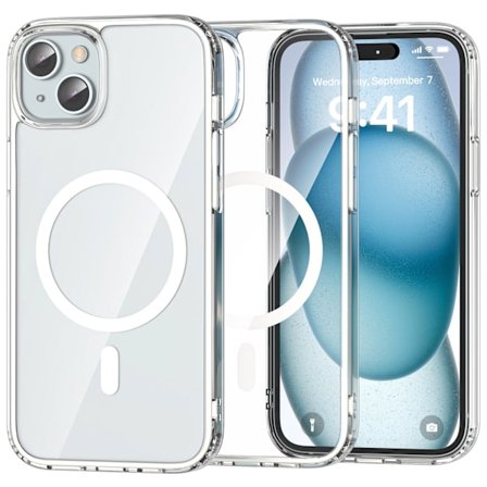 ColorPop iPhone 15 Cover CH MagSafe Transparent/Hvid