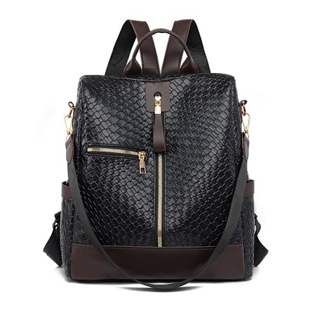 Ryggsäck för kvinnor, retro, avslappnad, utomhus, reseväska, stöldskyddande