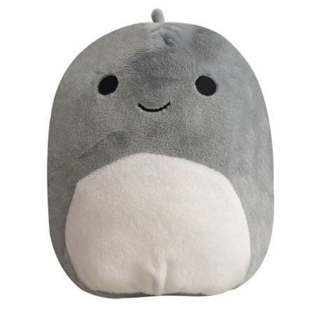 20-25 cm Squishmallow Pude Plyslegetøj GRÅ DINOSAUR grå dinosaur grå dinosaur