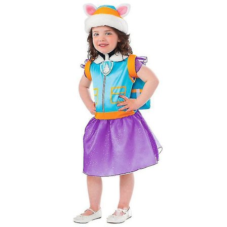 2023 Purim Carnival Outfit Barn Halloween Paw Costume Finklänning Flickor Everest Costume