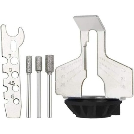 Kjede-slipeutstyr elektrisk slipemaskin slipepoleringssett sagkjedeverktøy