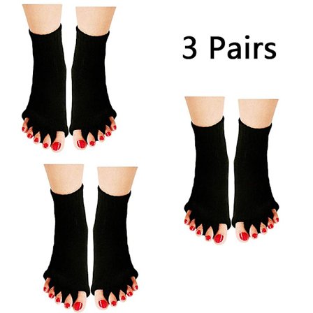 Tåseparator Yoga Gymnastikk Sport Massasje Fotjustering Sokker_qcx