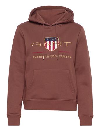Archive Shield Sweat Hoodie Huppari Ruskea GANT