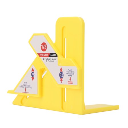 Professionel Høj Præcision Bordrundsav Højde Lineal Måleblok Måleværktøj til Overfræser Boremaskine Træbearbejdning