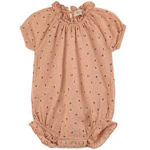 búho Pink Bb Spring Romper - All in ones - 6 months - Pink - Mädchen