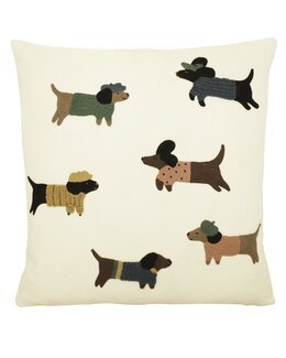 Kuddfodral Dogs med broderat motiv 1-pack - Redlunds