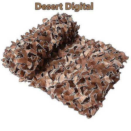 3x5m 3x8m 3x10m 4x5m Forstærket camouflage net Swimming pool Strandpavillon Have solbeskyttelse Camouflage net 7 farver Desert camouflage