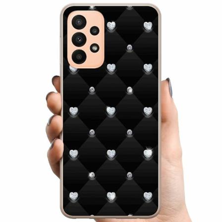 Samsung Galaxy A23 Tpu Mobilskal Diamant Hjärta