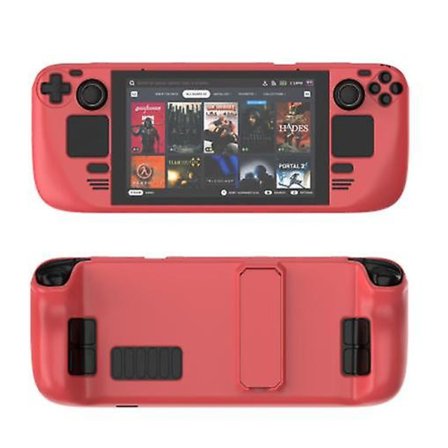 Beskyttende deksel med støtte for Steam Deck Hard PC militærbeskyttelsesdeksel kompatibelt med Steam Deck