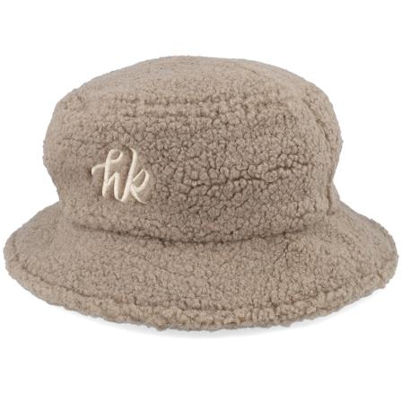 Headster - Kids Fuzzy Sherpa Nutshell Bucket Bucket Beige Hat - @ Hatstore