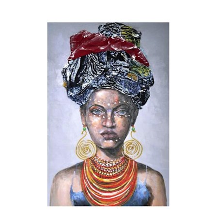 Abstrakti canvas-taulu – 80x120 cm monivärinen puu