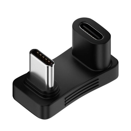 Rättvinklad konsoladapter omvandlare 90 graders USB C Type-C förlängningskontakt hane till hona för Steam Deck Phone