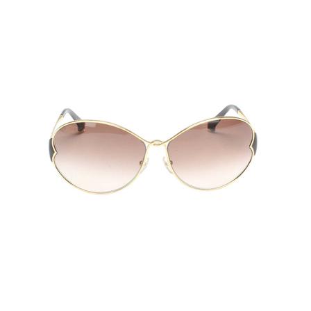 Louis Vuitton Vintage, Pre-owned Daisy Oversize Sungles Geel, Dames, Maat:ONE Size