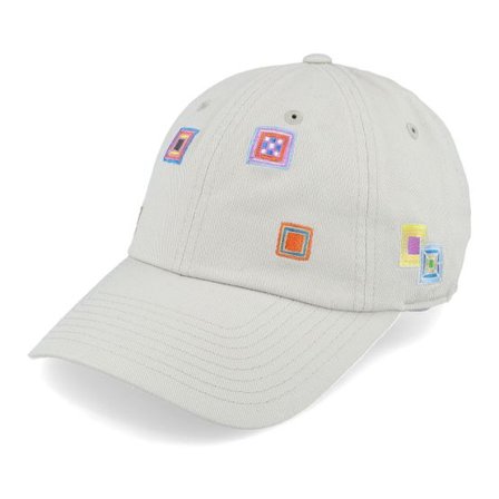 American Needle - Beige unconstructed Keps - Frank Lloyd Wright Slouch Stone Dad Cap @ Hatstore