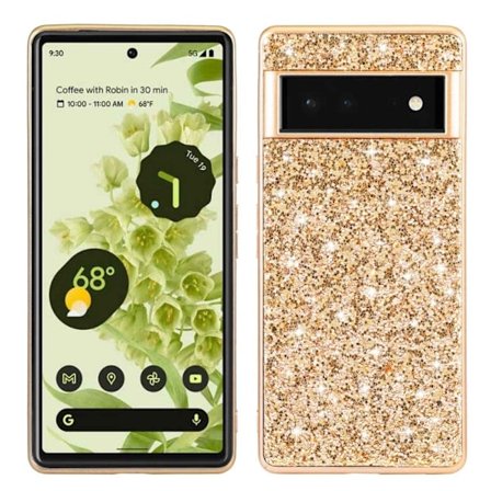 Glitter Google Pixel 7 Pro cover - Guld