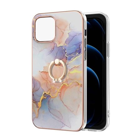 Marmormotiv iPhone 13 skal - Milky Way Marmor Vit