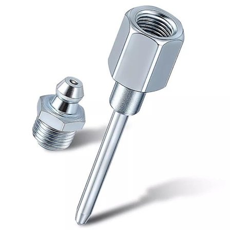 1-2PCS Grease Gun Injector Tip Needle Attachment Coupler Fittings Kit Easy Use