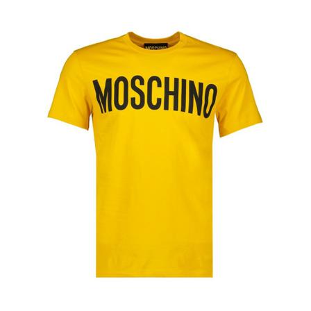 Moschino Logo T-shirt Gul, Herre