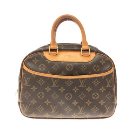 Louis Vuitton Vintage Pre-owned Canvas hndtasker Brun, Dame Vintage Tasker, Størrelse: ONE Size