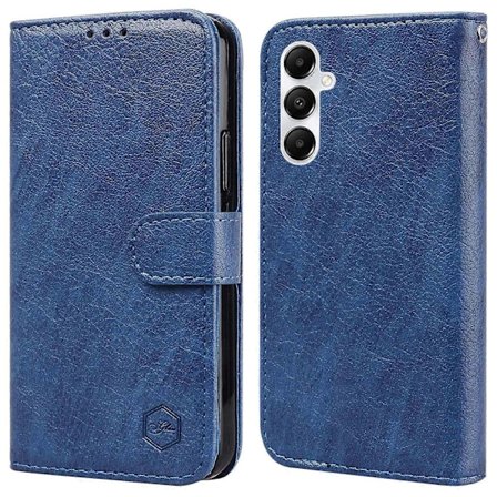 Samsung Galaxy A35 5G -puhelimen suojakotelo PU-nahkaa + TPU pudotuksenkestävä lompakkokotelo