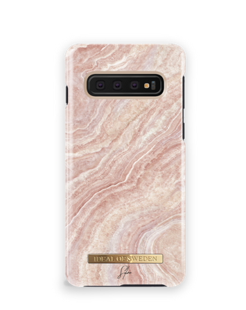 Female Hülle, Sylvie Meis Galaxy S10 Rosy Reef Marble Handyhülle