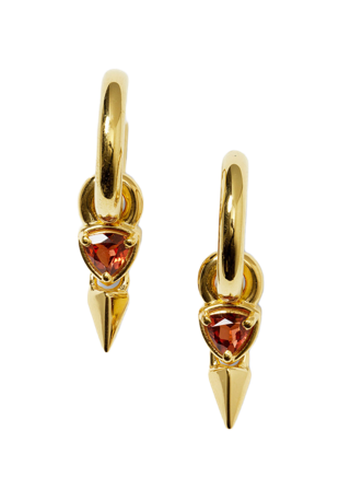 Syster P Mrs H Spike Earrings Örhängen Dam Guld ONESIZE