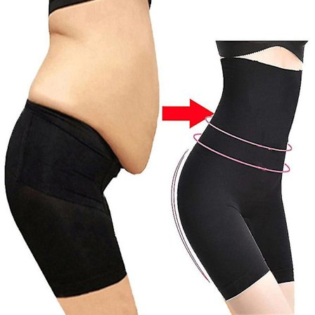 Kvinnors Shapewear Mage Control Shorts Hög midja Butt Lifter Trosa Mid Thigh Body Shaper