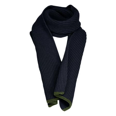 BomBoogie, Tricot scarf Niebieski, Mężczyzna, Rozmiar: ONE Size