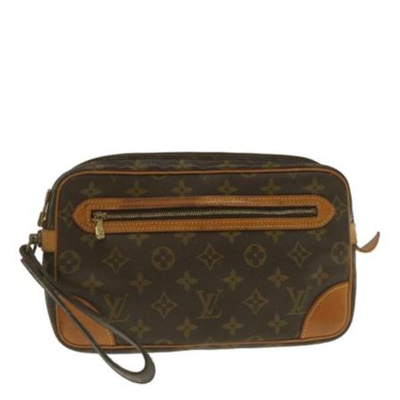 Louis Vuitton Vintage, Pre-owned Bag Bruin, Dames, Maat:ONE Size,leer