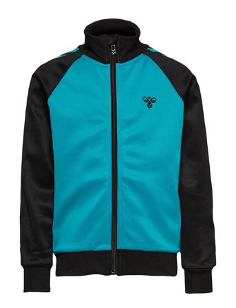 Hmlkick Zip Jacket Sweatshirt Trøje Blå Hummel