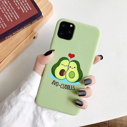 iPhone 13 Pro Max Mini shell avocado whisk avo-cuddles green