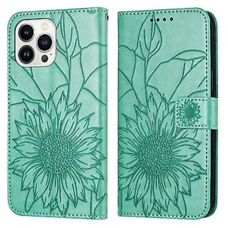 For iPhone 13 Pro Lommebok Etui, 3 Kredittkortspor ID-Kortholder, PU Lær Flip Etui