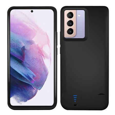 Galaxy S22 Plus Batteriskal Kickstand 5000mAh - Svart