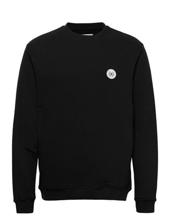 Our Braxy Patch Crew Sweatshirt Trøje Sort Woodbird