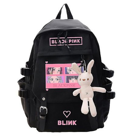 Blackpink Reppu kannettavan tietokoneen laukku Koululaukku Kirjalaukku